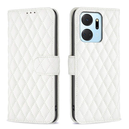 Diamond Lattice Wallet Flip Leather Phone Case, For Honor 90 Pro, For Honor 90 5G, For Honor X7a