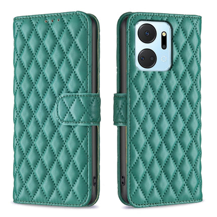 Diamond Lattice Wallet Flip Leather Phone Case, For Honor 90 Pro, For Honor 90 5G, For Honor X7a