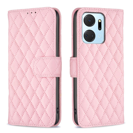 Diamond Lattice Wallet Flip Leather Phone Case, For Honor 90 Pro, For Honor 90 5G, For Honor X7a