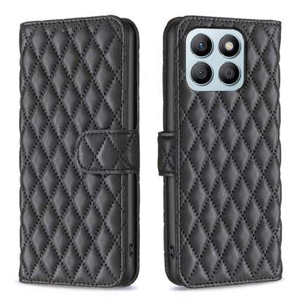 Diamond Lattice Wallet Flip Leather Phone Case, For Honor 200 Lite Global, For Honor X8b, For Honor X9b/Magic6 Lite 5G, For Honor X7b