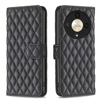 Diamond Lattice Wallet Flip Leather Phone Case, For Honor 200 Lite Global, For Honor X8b, For Honor X9b/Magic6 Lite 5G, For Honor X7b