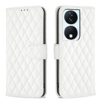 Diamond Lattice Wallet Flip Leather Phone Case, For Honor 200 Lite Global, For Honor X8b, For Honor X9b/Magic6 Lite 5G, For Honor X7b