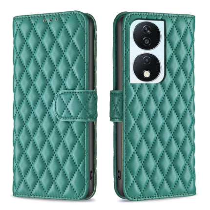 Diamond Lattice Wallet Flip Leather Phone Case, For Honor 200 Lite Global, For Honor X8b, For Honor X9b/Magic6 Lite 5G, For Honor X7b