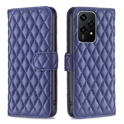 Diamond Lattice Wallet Flip Leather Phone Case, For Honor 200 Lite Global, For Honor X8b, For Honor X9b/Magic6 Lite 5G, For Honor X7b
