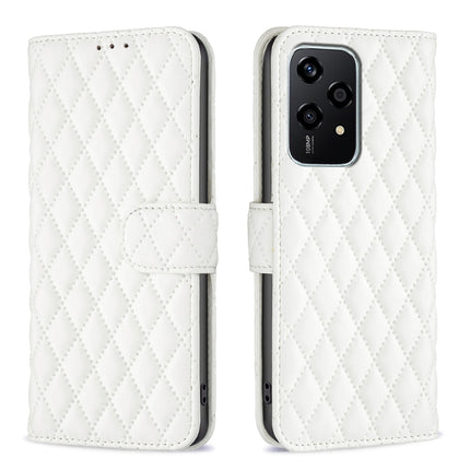 Diamond Lattice Wallet Flip Leather Phone Case, For Honor 200 Lite Global, For Honor X8b, For Honor X9b/Magic6 Lite 5G, For Honor X7b