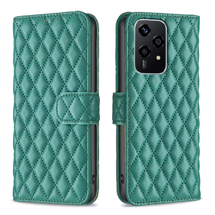 Diamond Lattice Wallet Flip Leather Phone Case, For Honor 200 Lite Global, For Honor X8b, For Honor X9b/Magic6 Lite 5G, For Honor X7b