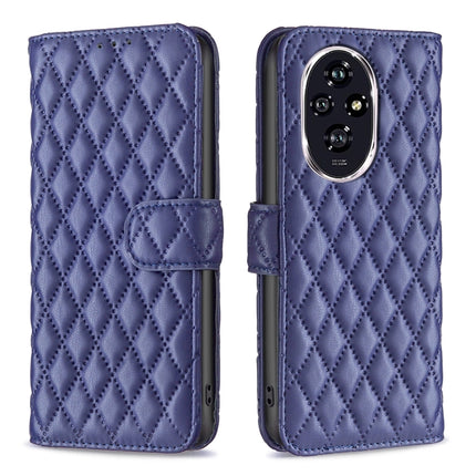 Diamond Lattice Wallet Flip Leather Phone Case, For Honor 600 Global, For Honor X6b, For Honor 200, For Honor 200 Pro