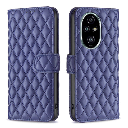 Diamond Lattice Wallet Flip Leather Phone Case, For Honor 600 Global, For Honor X6b, For Honor 200, For Honor 200 Pro