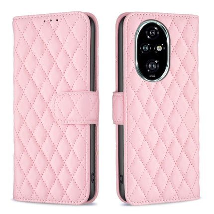 Diamond Lattice Wallet Flip Leather Phone Case, For Honor 600 Global, For Honor X6b, For Honor 200, For Honor 200 Pro