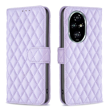 Diamond Lattice Wallet Flip Leather Phone Case, For Honor 600 Global, For Honor X6b, For Honor 200, For Honor 200 Pro