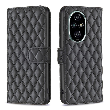 Diamond Lattice Wallet Flip Leather Phone Case, For Honor 600 Global, For Honor X6b, For Honor 200, For Honor 200 Pro