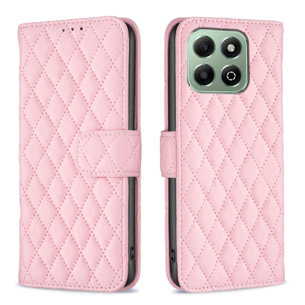 Diamond Lattice Wallet Flip Leather Phone Case, For Honor 600 Global, For Honor X6b, For Honor 200, For Honor 200 Pro