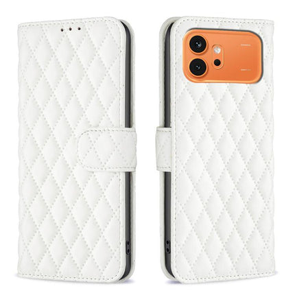 Diamond Lattice Wallet Flip Leather Phone Case, For Honor 600 Global, For Honor X6b, For Honor 200, For Honor 200 Pro
