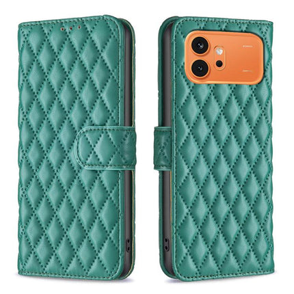 Diamond Lattice Wallet Flip Leather Phone Case, For Honor 600 Global, For Honor X6b, For Honor 200, For Honor 200 Pro