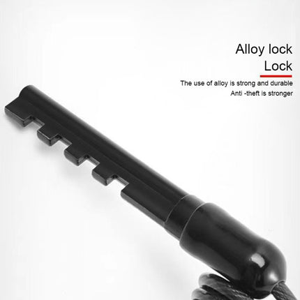 Portable Bicycle Lock Anti-theft Password Lock, 4 Digit