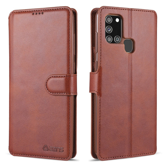 AZNS Calf Texture Horizontal Flip Leather Case with Holder & Card Slots & Wallet & Photo Frame, For Samsung Galaxy A21s, For Samsung Galaxy Note 20, For Samsung Galaxy Note20 Ultra