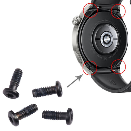 5pcs Original Back Cover Screws, For Huawei Watch GT 3 Pro, For Huawei Watch GT 3 46mm, For Huawei Watch GT 3 42mm, For Huawei Watch 3 Pro, For Huawei Watch 3, For Huawei Watch GT 2 Pro