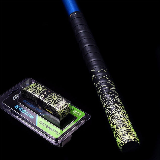 GUANGYU 1.8m Gradient Colorful Handle Strap Keel Hand Glue Thickened Anti-slip Sweat-absorbent Fishing Rod Glue