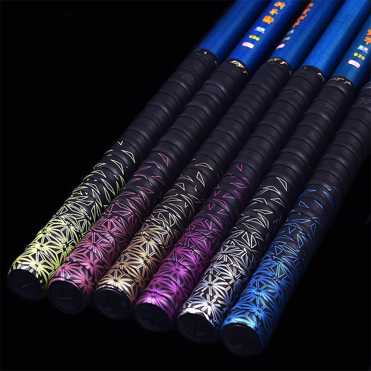 GUANGYU 1.8m Gradient Colorful Handle Strap Keel Hand Glue Thickened Anti-slip Sweat-absorbent Fishing Rod Glue, Random Color