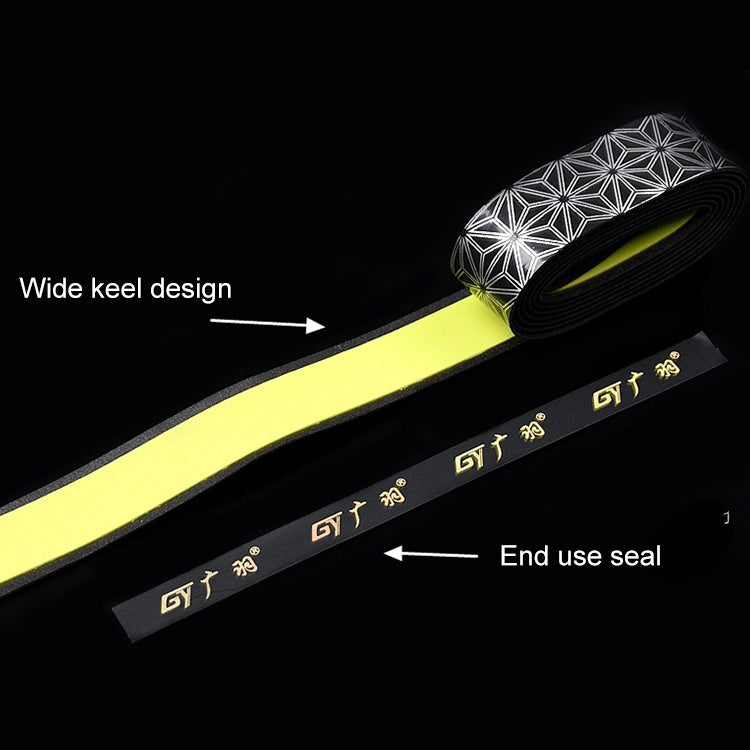 GUANGYU 1.8m Gradient Colorful Handle Strap Keel Hand Glue Thickened Anti-slip Sweat-absorbent Fishing Rod Glue, Random Color