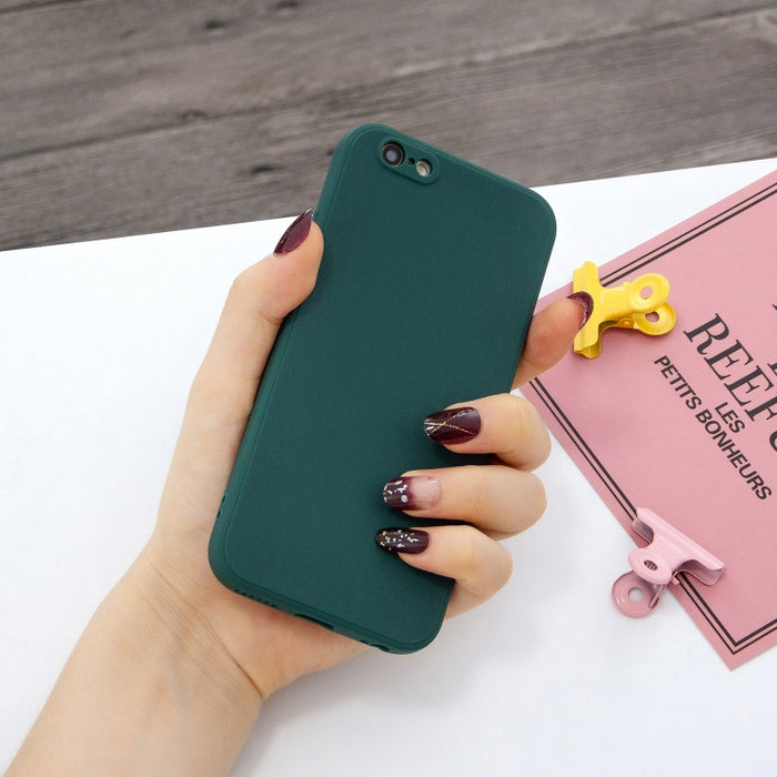 Magic Cube Frosted Silicone Shockproof Full Coverage Protective Case, For iPhone 7 & 8