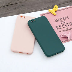 Magic Cube Frosted Silicone Shockproof Full Coverage Protective Case, For iPhone X & XS, For iPhone XR, For iPhone XS Max, For iPhone 7 & 8, For iPhone 6 & 6s, For iPhone 7 Plus & 8 Plus, For iPhone 6 Plus & 6s Plus