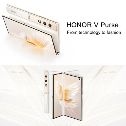 Honor V Purse 5G, Side Fingerprint, 7.71 inch + 6.45 inch MagicOS 7.2 Qualcomm Snapdragon 778G Octa Core, Network: 5G, OTG, NFC, Not Support Google Play