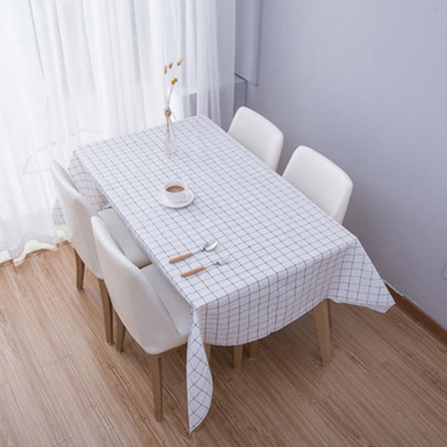 Home Tablecloth No-wash PVC Coffee Table Cloth, 137x90cm, 137x137cm, 137x152cm, 137x180cm