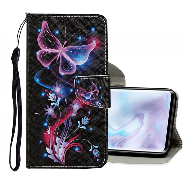 Colored Drawing Pattern Horizontal Flip Leather Case with Holder & Card Slots & Wallet, For Xiaomi Mi Note 10 Pro, For Xiaomi Mi 10 5G