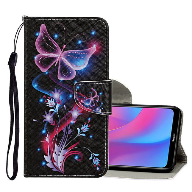 Colored Drawing Pattern Horizontal Flip Leather Case with Holder & Card Slots & Wallet, For Xiaomi Redmi 8A, For Xiaomi Redmi 9