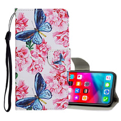 Colored Drawing Pattern Horizontal Flip Leather Case with Holder & Card Slots & Wallet, For iPhone XS Max