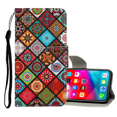 Colored Drawing Pattern Horizontal Flip Leather Case with Holder & Card Slots & Wallet, For iPhone XS Max