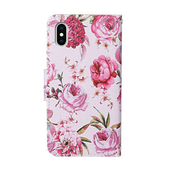 Colored Drawing Pattern Horizontal Flip Leather Case with Holder & Card Slots & Wallet, For iPhone XS Max