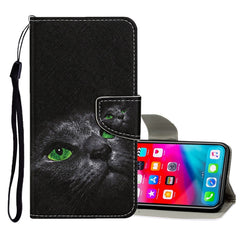 Colored Drawing Pattern Horizontal Flip Leather Case with Holder & Card Slots & Wallet, For iPhone XS Max