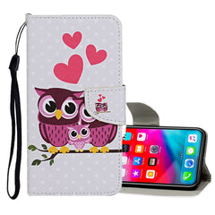 Colored Drawing Pattern Horizontal Flip Leather Case with Holder & Card Slots & Wallet, For iPhone XS Max