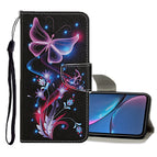 For iPhone XR / Fluoreszierender Schmetterling