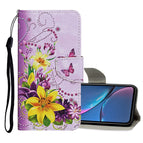 For iPhone XR / Yellow Flower Butterfly