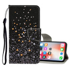 For iPhone X / XS / Schwarzer fünfzackiger Stern