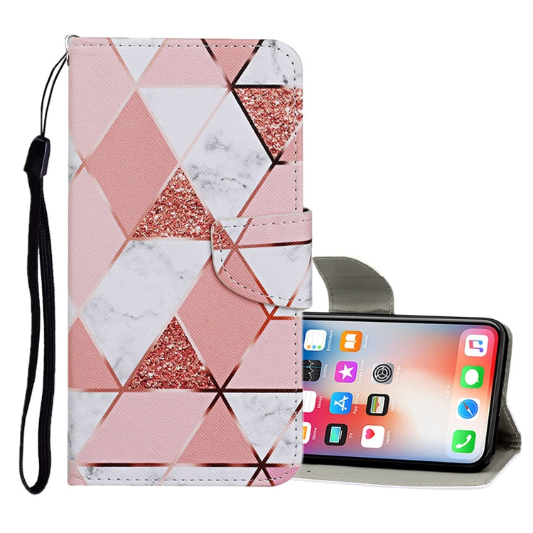 Estuche de cuero con tapa horizontal con patrón de dibujo de colores, ranuras para tarjetas y billetera, para iPhone 8 Plus/7 Plus