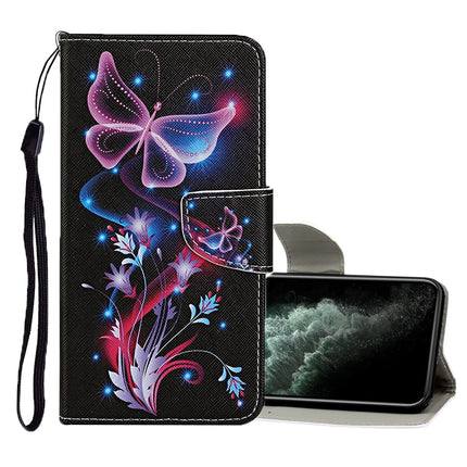 Colored Drawing Pattern Horizontal Flip Leather Case with Holder & Card Slots & Wallet, For iPhone 11 Pro Max, For iPhone X / XS