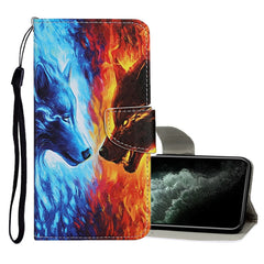 Colored Drawing Pattern Horizontal Flip Leather Case with Holder & Card Slots & Wallet, For iPhone 11 Pro Max