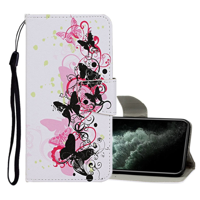 Colored Drawing Pattern Horizontal Flip Leather Case with Holder & Card Slots & Wallet, For iPhone 11 Pro Max, For iPhone X / XS