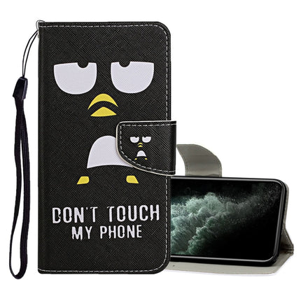 Colored Drawing Pattern Horizontal Flip Leather Case with Holder & Card Slots & Wallet, For iPhone 11 Pro Max, For iPhone X / XS
