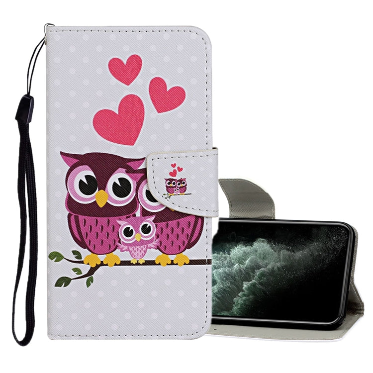 Estuche de cuero con tapa horizontal con patrón de dibujo de colores, ranuras para tarjetas y billetera, para iPhone 8 Plus/7 Plus