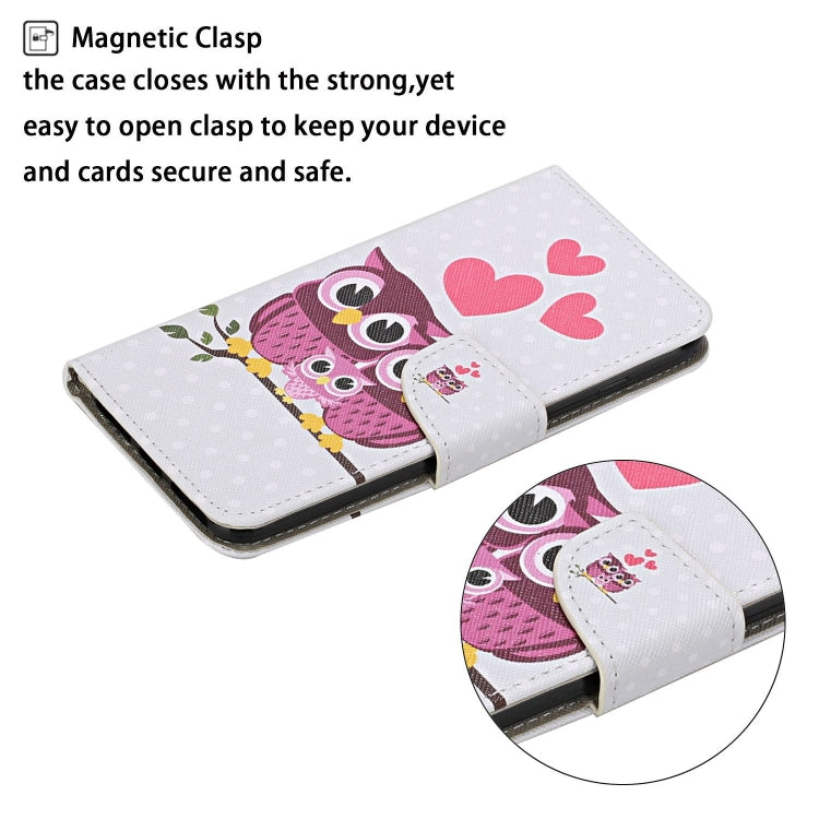 Estuche de cuero con tapa horizontal con patrón de dibujo de colores, ranuras para tarjetas y billetera, para iPhone 8 Plus/7 Plus
