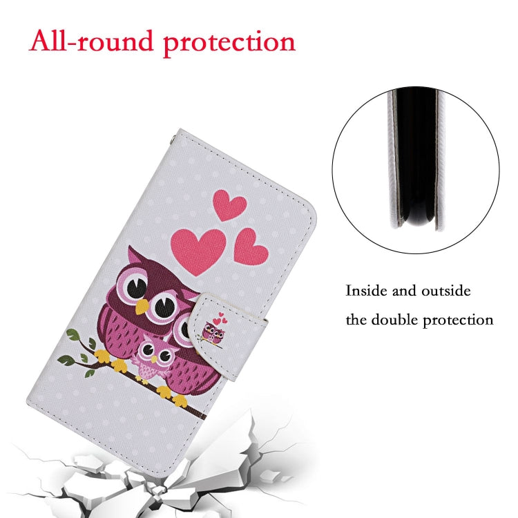 Estuche de cuero con tapa horizontal con patrón de dibujo de colores, ranuras para tarjetas y billetera, para iPhone 8 Plus/7 Plus