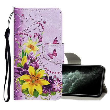Colored Drawing Pattern Horizontal Flip Leather Case with Holder & Card Slots & Wallet, For iPhone 11 Pro Max, For iPhone X / XS