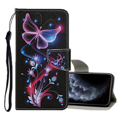 Colored Drawing Pattern Horizontal Flip Leather Case with Holder & Card Slots & Wallet, For iPhone 11 Pro