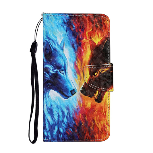 Funda de cuero con tapa horizontal con patrón de dibujo de colores, ranuras para tarjetas y billetera, para iPhone 11 Pro