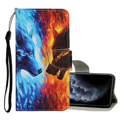 Colored Drawing Pattern Horizontal Flip Leather Case with Holder & Card Slots & Wallet, For iPhone 11 Pro